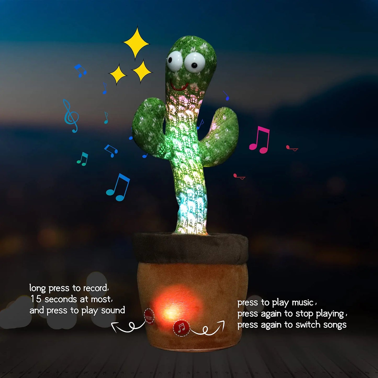 ADDOREE™-Cacto Dancing Cactus Plush Toy