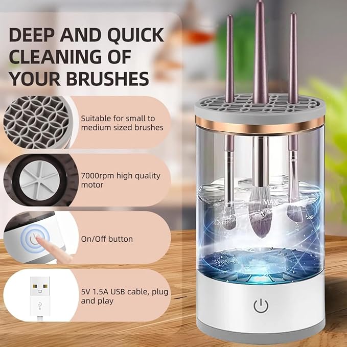 ADDOREE™-Electric Makeup Brush Cleaner